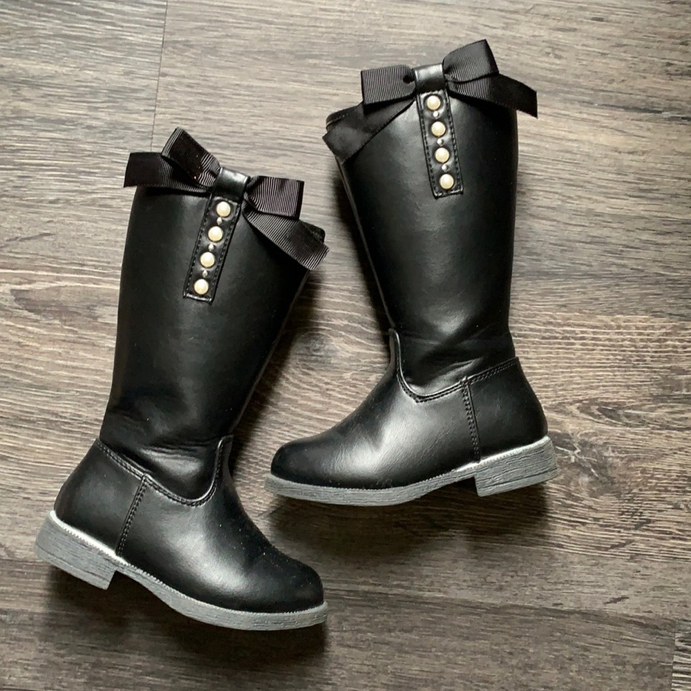 Tall Toddler Dress Boots - Black - Size 7